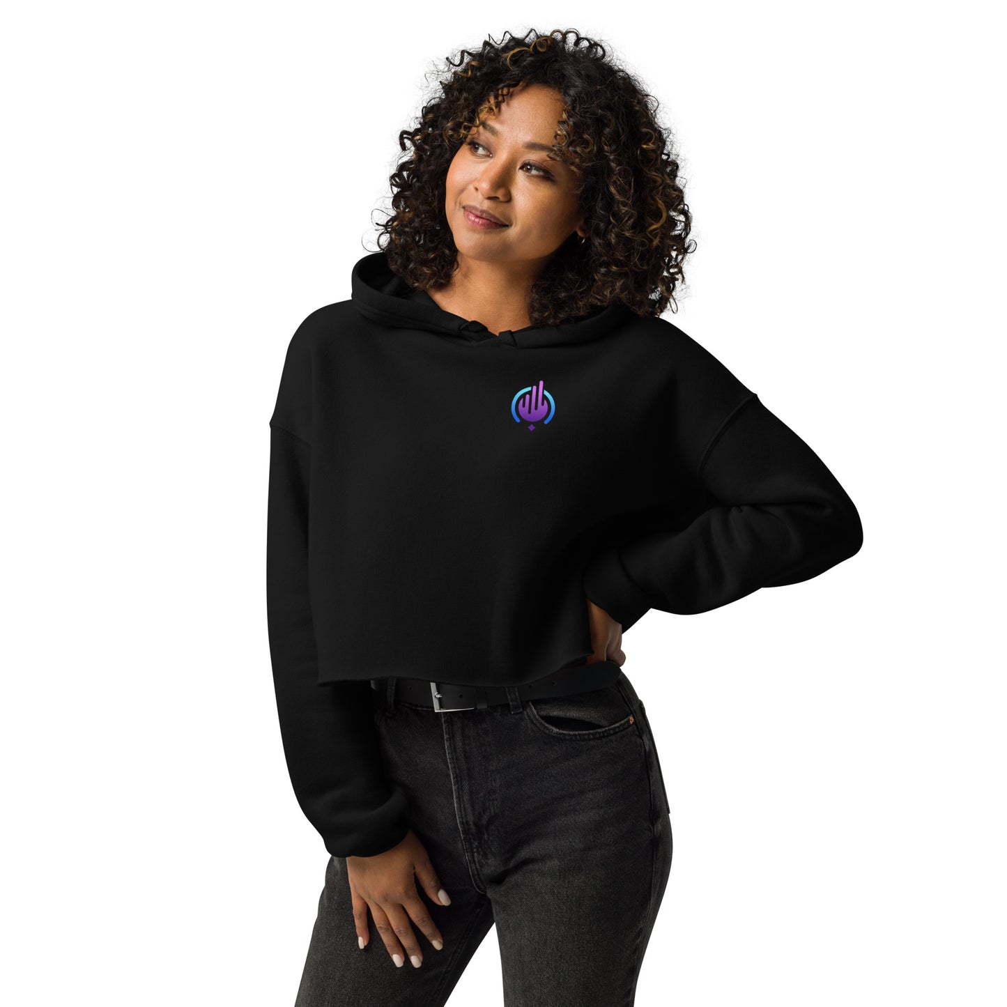 MythWeaver Logo Crop Hoodie